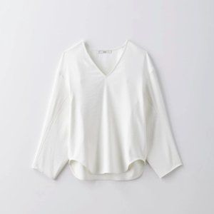 **SOLD** TIBI Chalky Drape V-Neck Top
